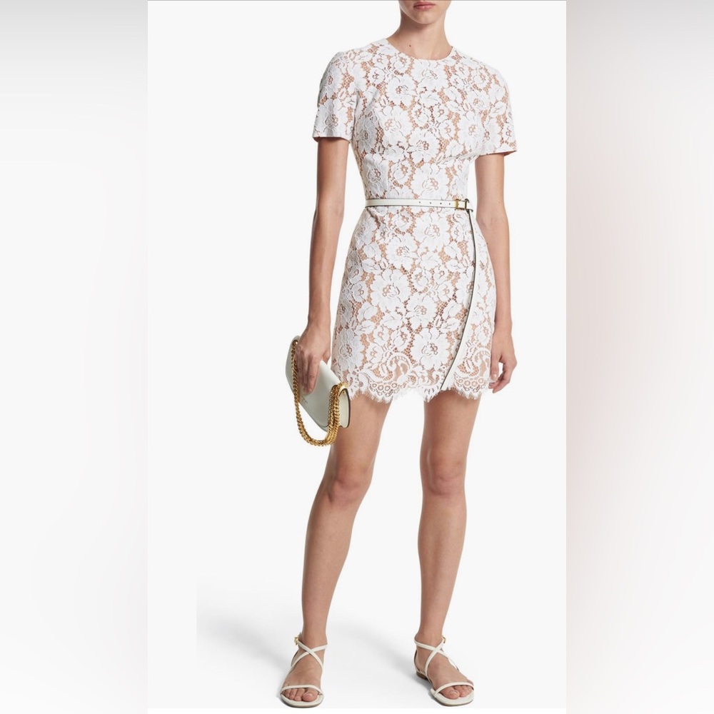 Michael Kors Collection Floral Lace Minidress NWOT